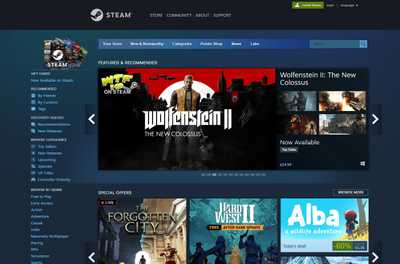 Steam-home-page-example